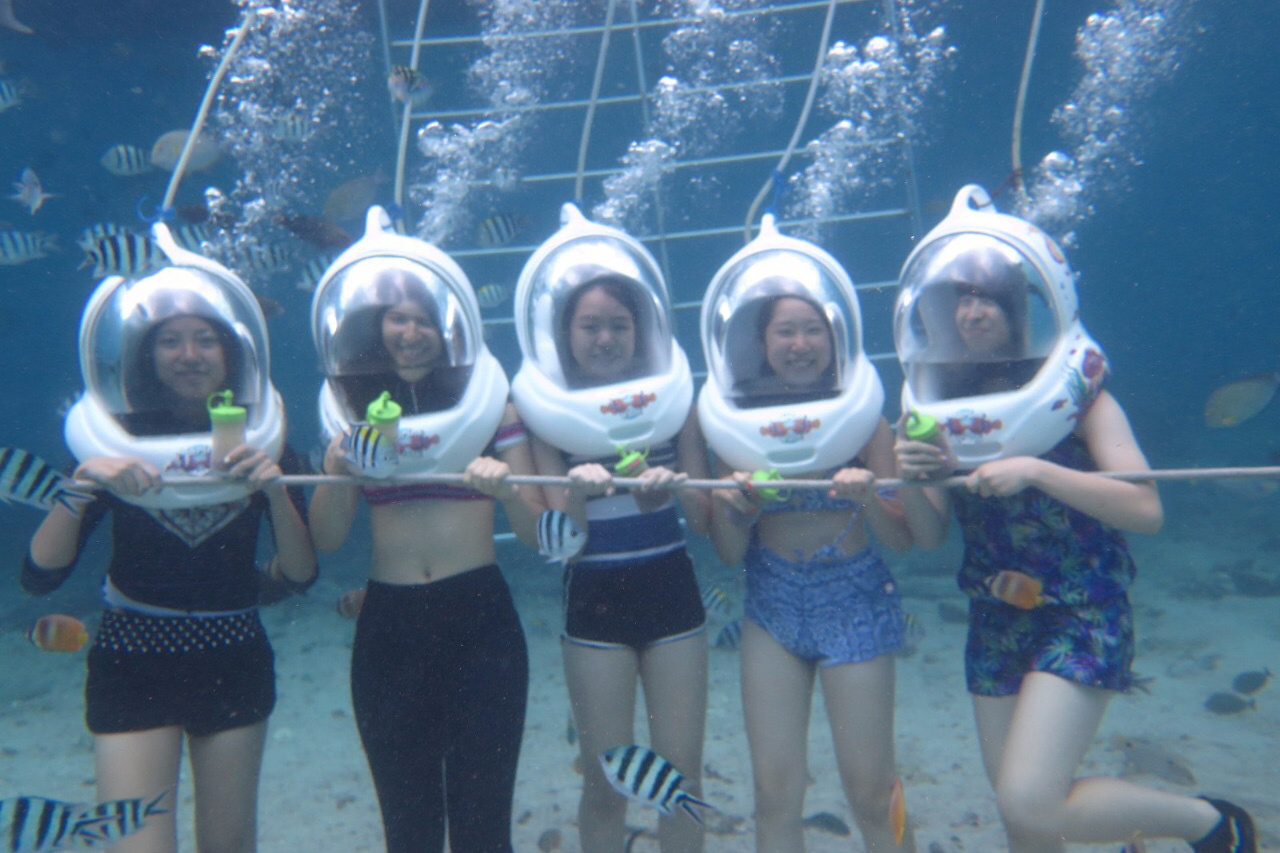 マリンツアーガイドはガールズに大人気